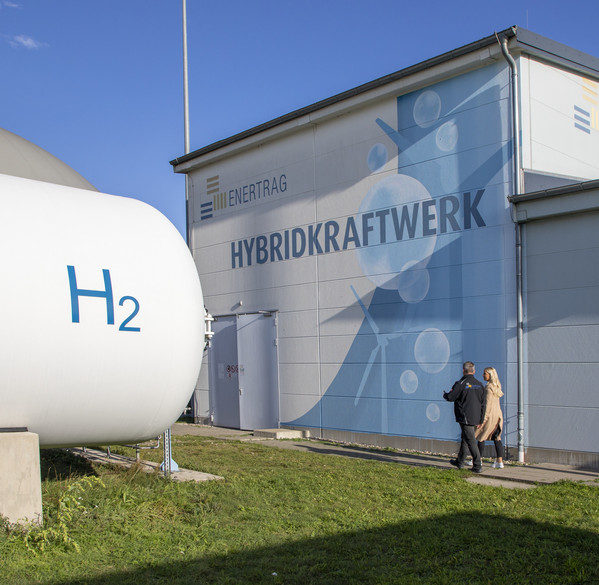 ENERTRAG Hybridkraftwerk in Prenzlau