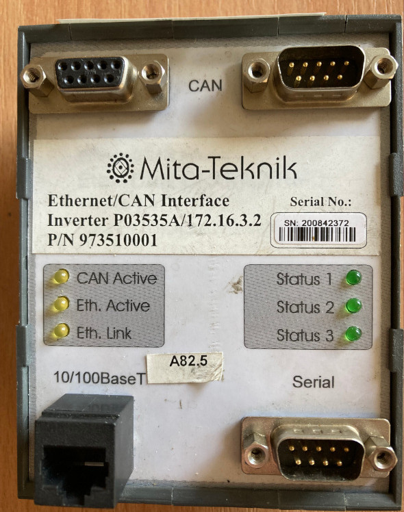 Ethernet / CAN Interface P03535A